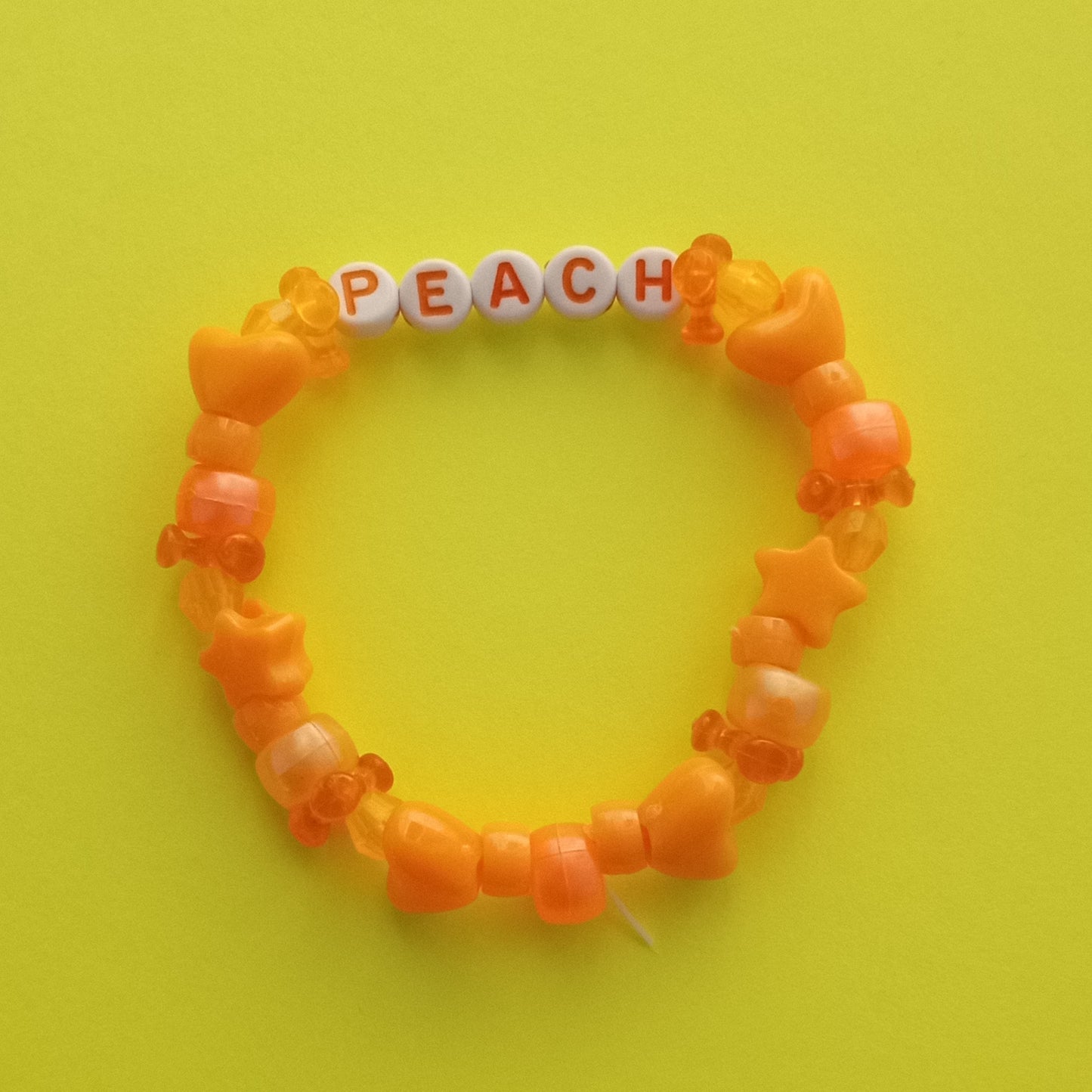 Peach bracelet