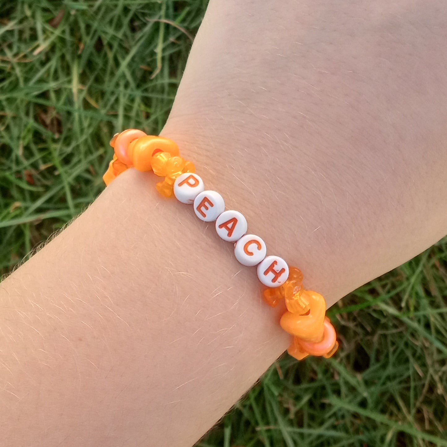 Peach bracelet