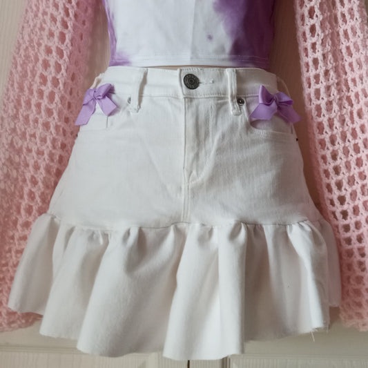 Purple bow skirt